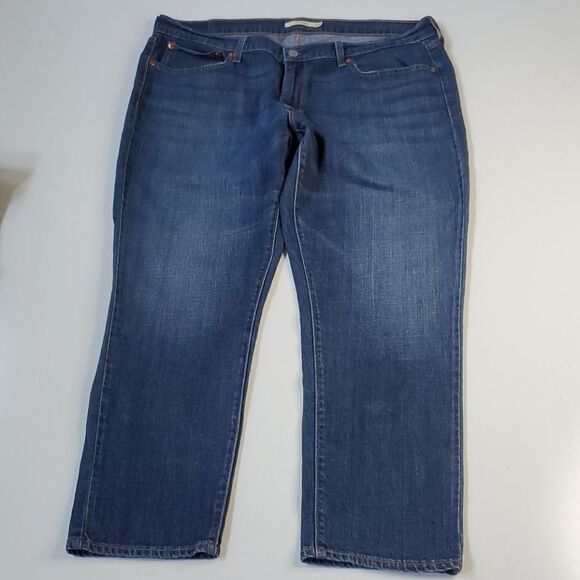 33 LEVI'S RED TAB BOYFRIEND short cropped JEANS - Picture 12 of 12